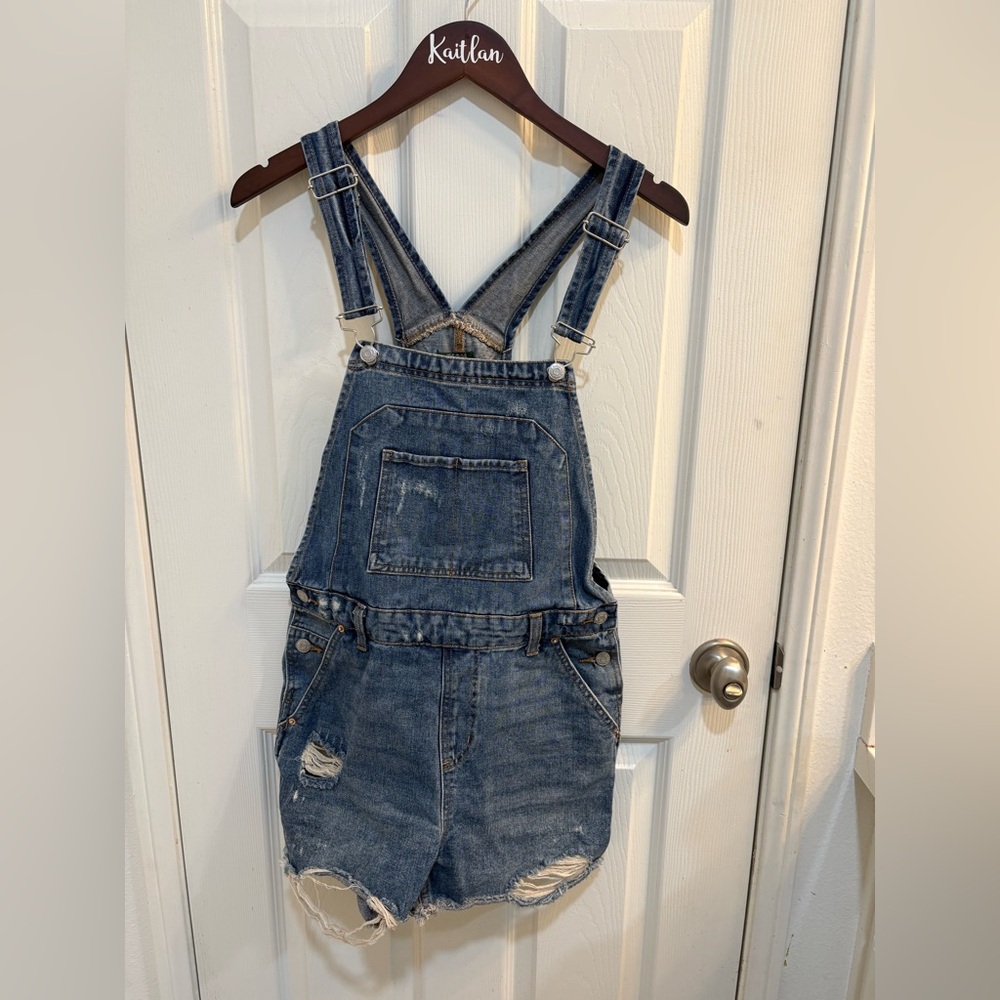 Wild Fable Blue Denim Overalls